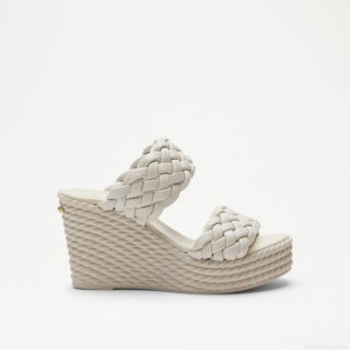 Russell & Bromley MARINA Chunky Woven Wedge