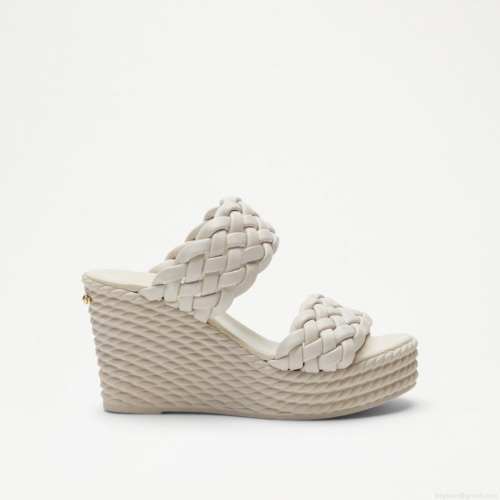 Russell & Bromley MARINA Chunky Woven Wedge