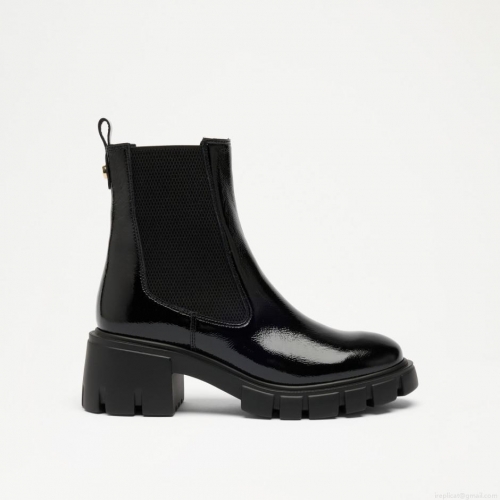 Russell & Bromley CITY LOW Cleated Heel Chelsea Boot