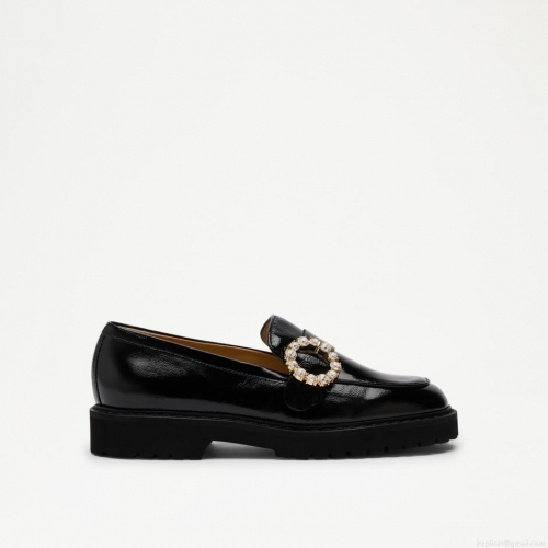 Russell & Bromley GEMGEM Embellished Buckle Loafer