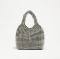 Russell & Bromley GLISTEN TOTE Rhinestone Crystal Bucket Bag