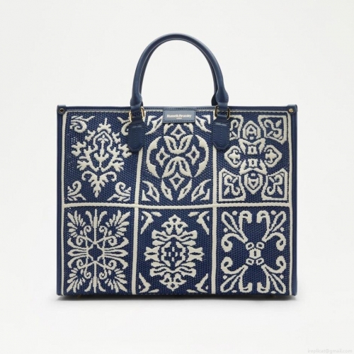 Russell & Bromley GEMINI Woven Shopper Tote