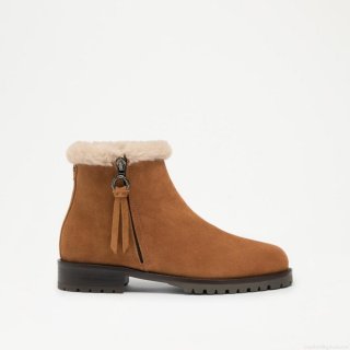 Russell & Bromley LAKE LOW Faux Fur Ankle Boot